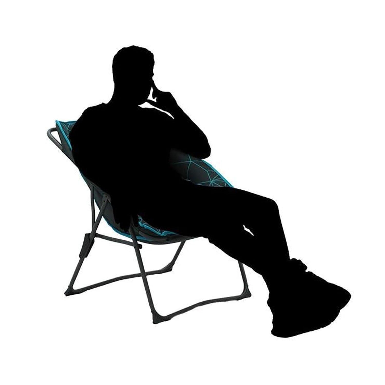 Folding Camping Chair Bilbao Moon Blue 7/7