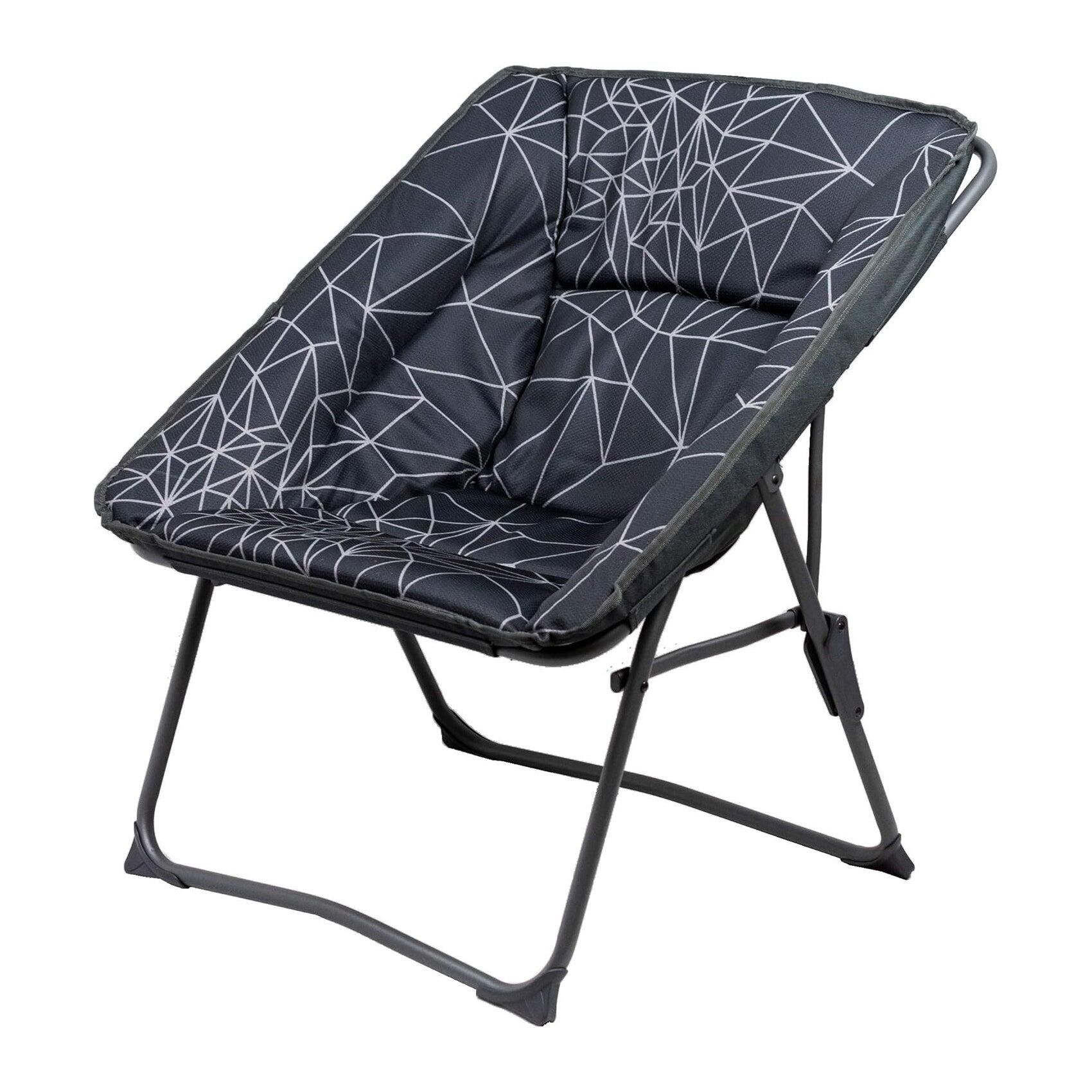 PORTAL OUTDOOR Folding Camping Chair Bilbao Moon Grey