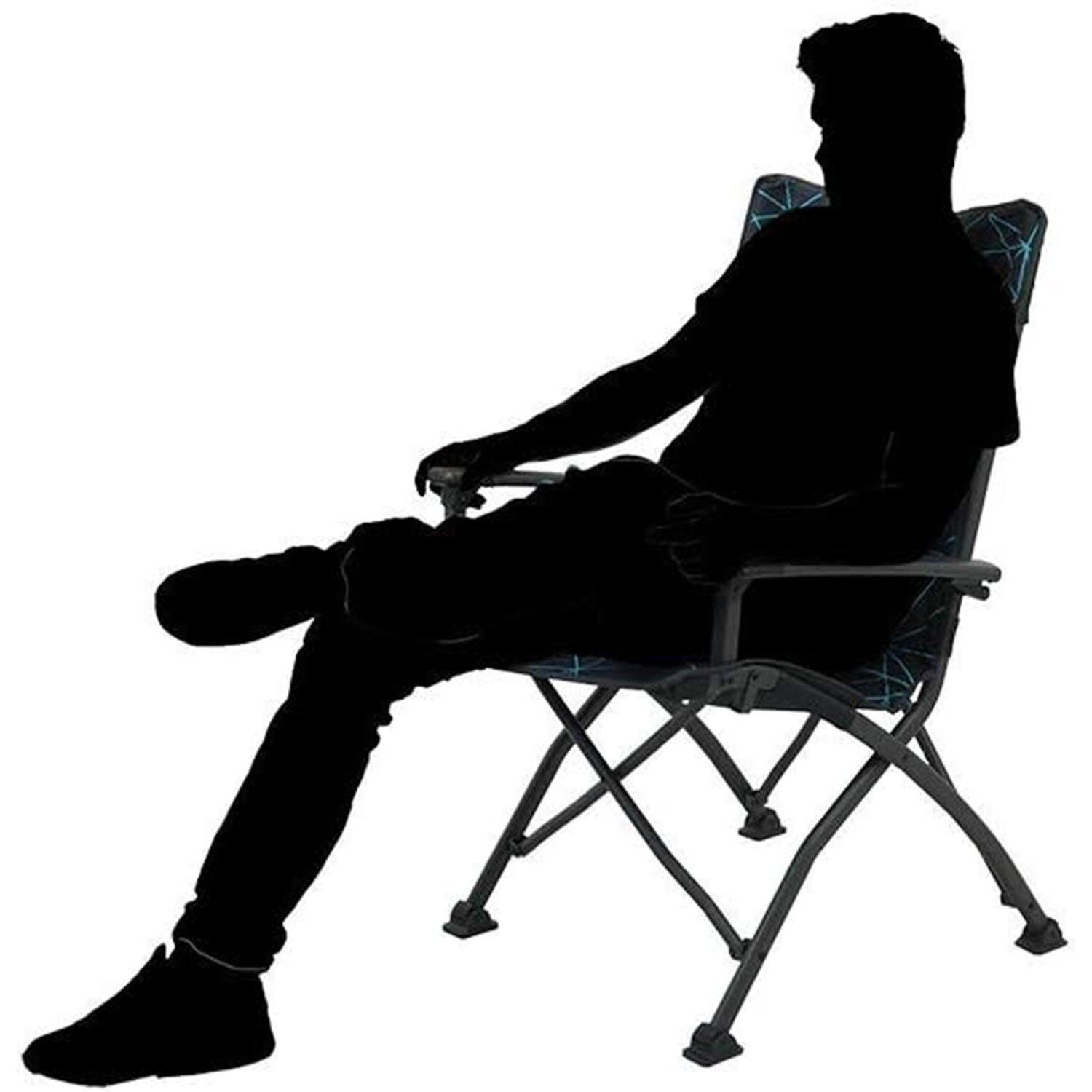 Folding Camping Chair Girona Black/Blue 7/7