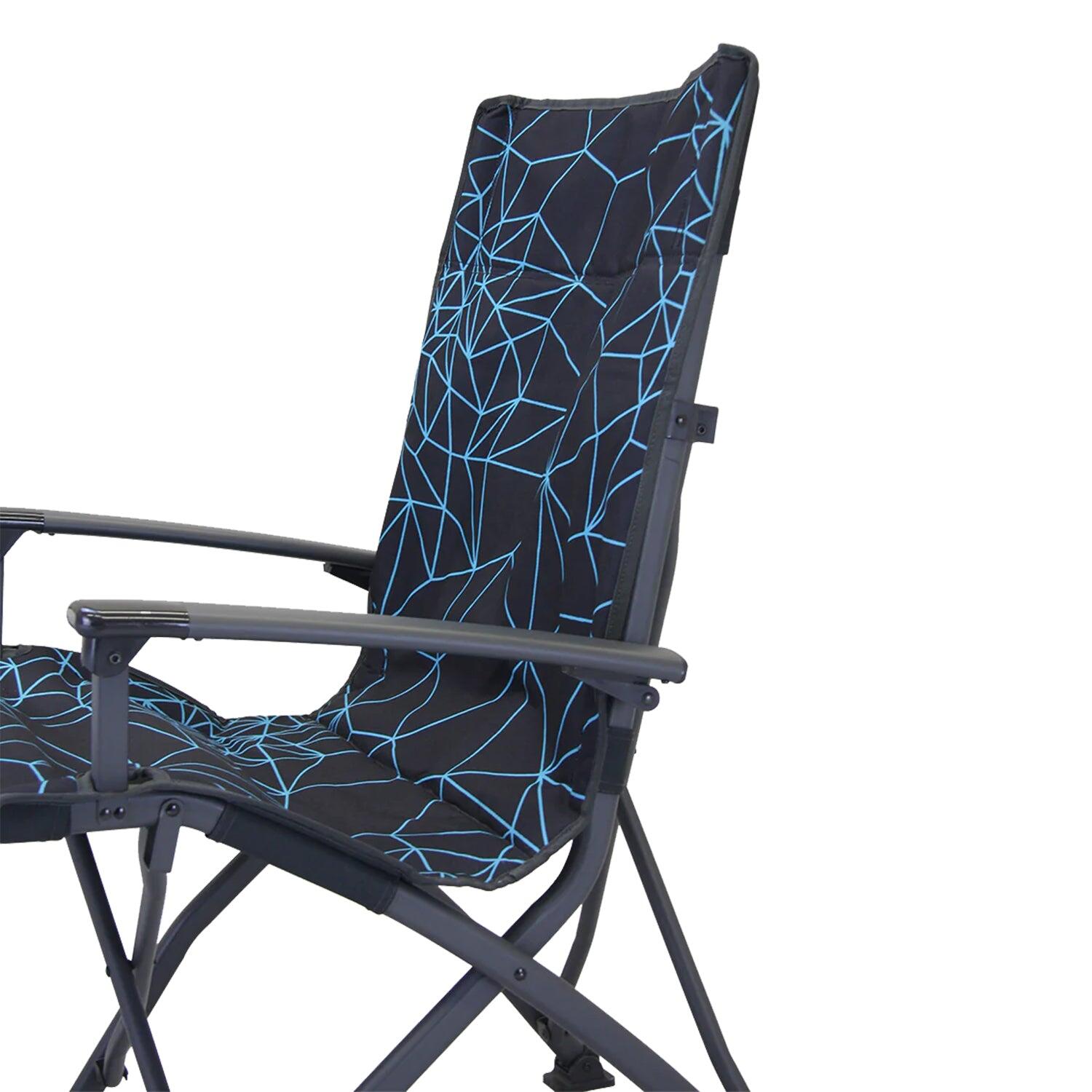 Folding Camping Chair Girona Black/Blue 5/7