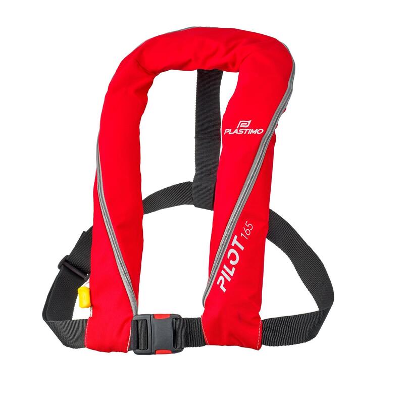 GILET DE SAUVETAGE GONFLABLE ROUGE - PILOT 165 N - AUTOMATIQUE