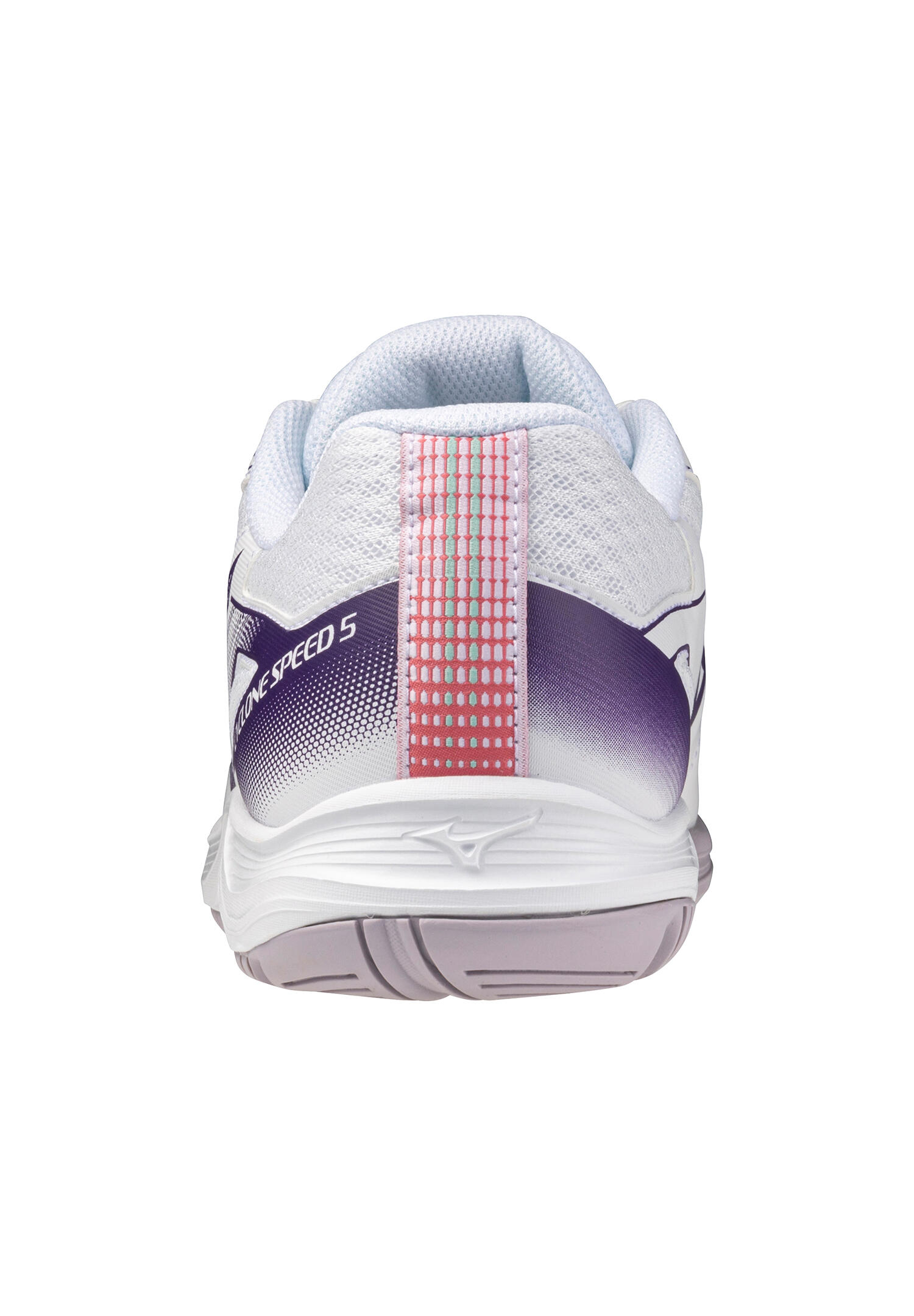 Chaussures Mizuno Cyclone Speed 5 blanches pour femmes 3/4