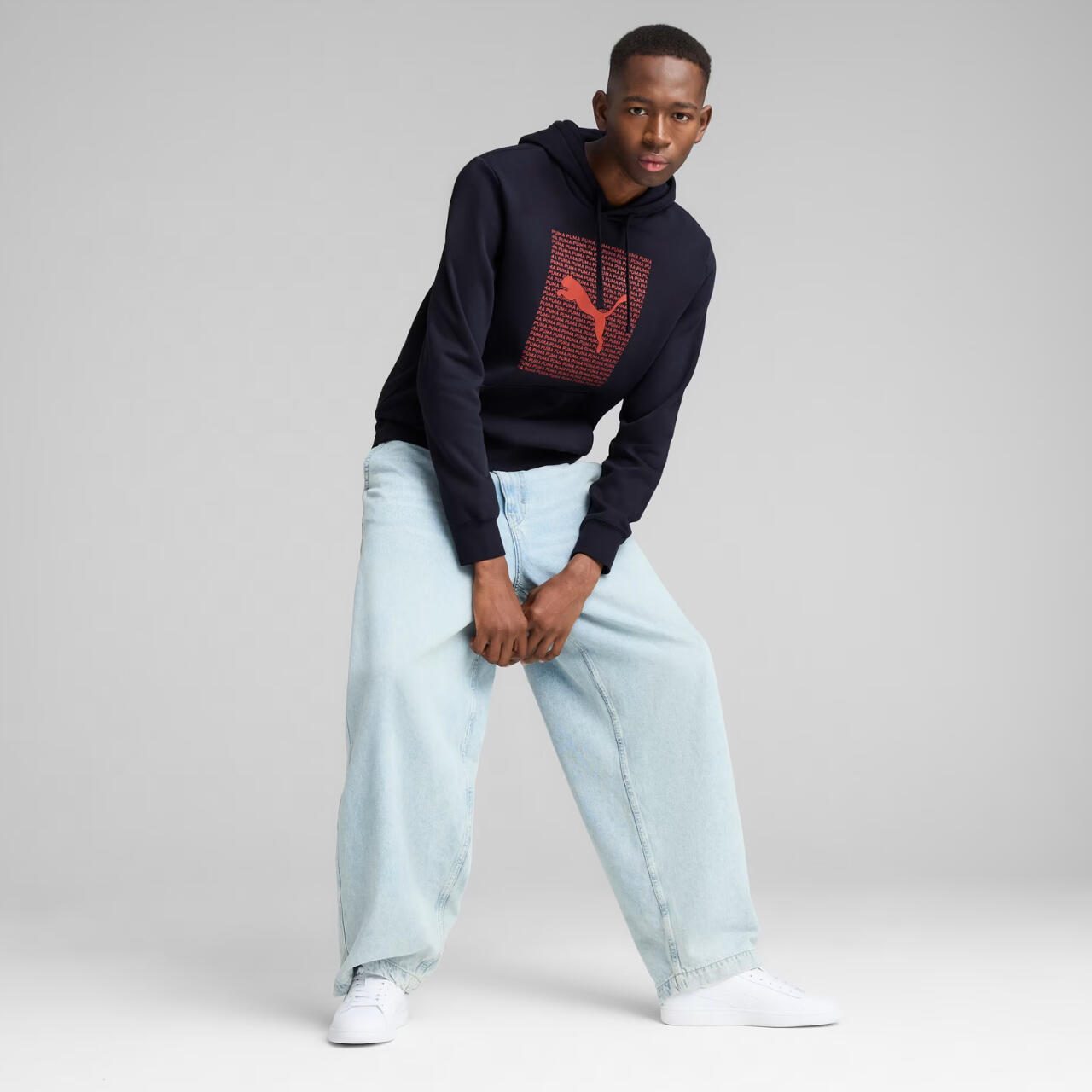 Homme Puma Ess Logo Lab Sweat à Capuche Coton 5/5