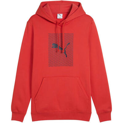 Puma herenhoodie ess logo lab met capuchon - katoen en polyester