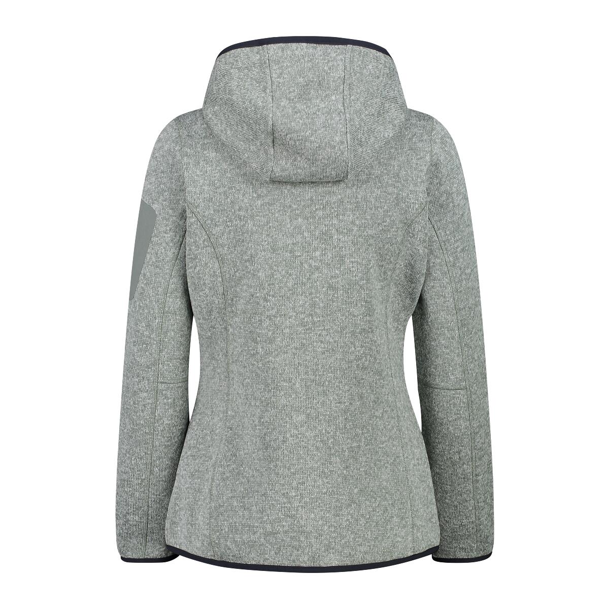 CMP Damen Jacke Knitted Melange Hoody 3H19826 2/5