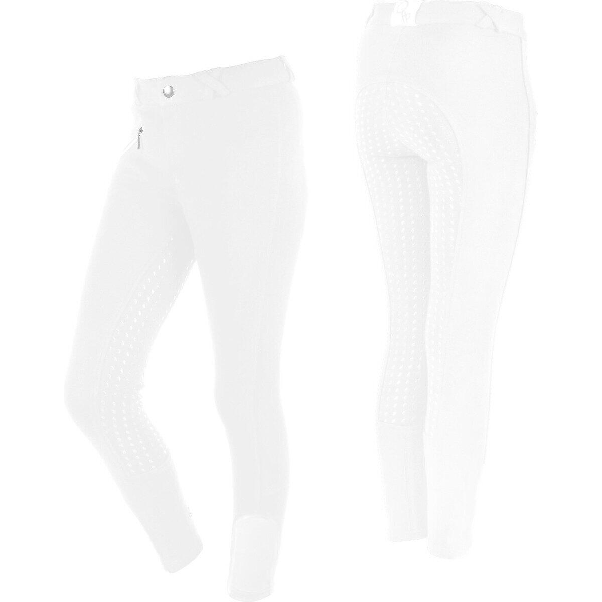Pantalon d'équitation QHP Junior - Blanc 3/3