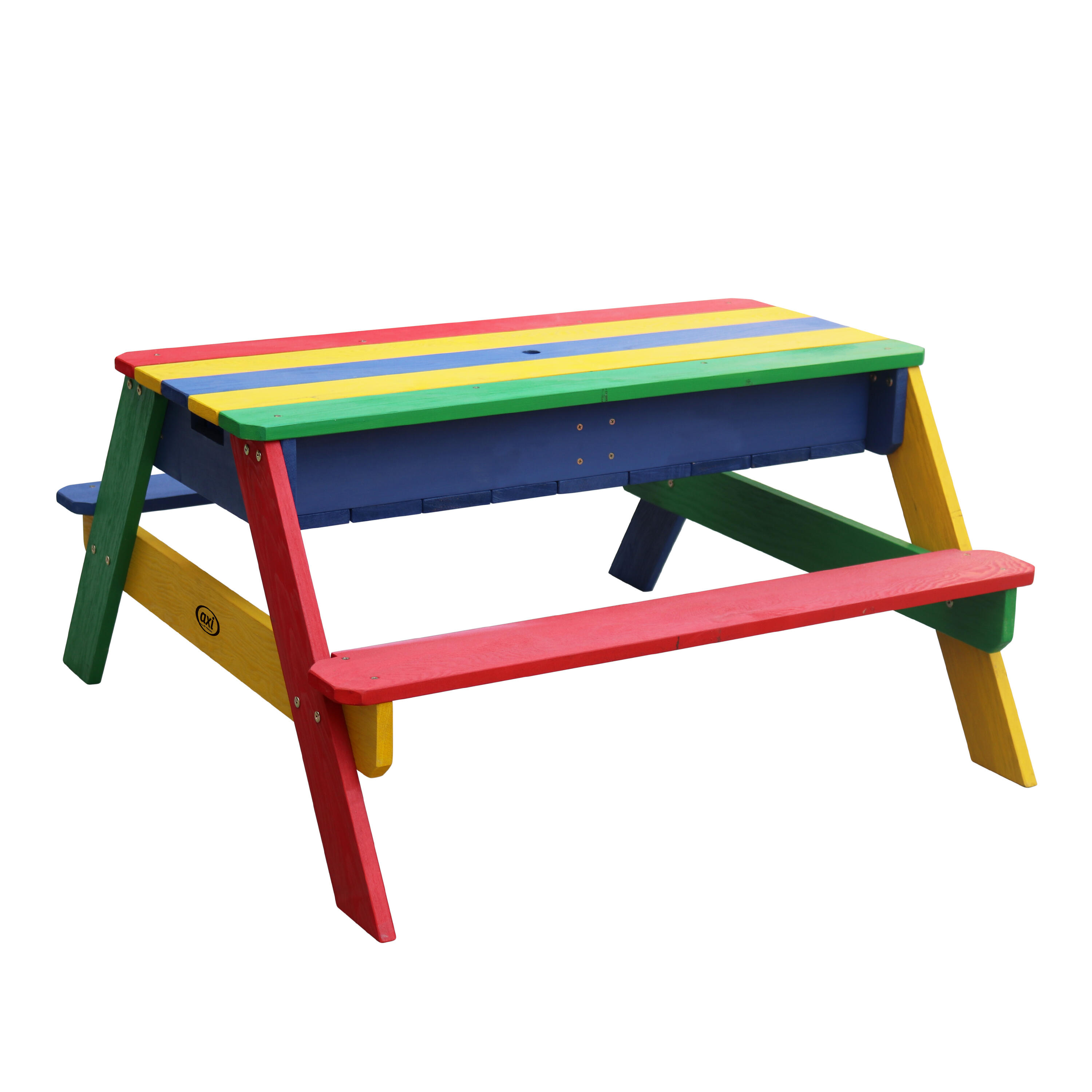AXI Table sable et eau NICK Arc en ciel avec parasol Arc en ciel 90x80x56cm 5/7