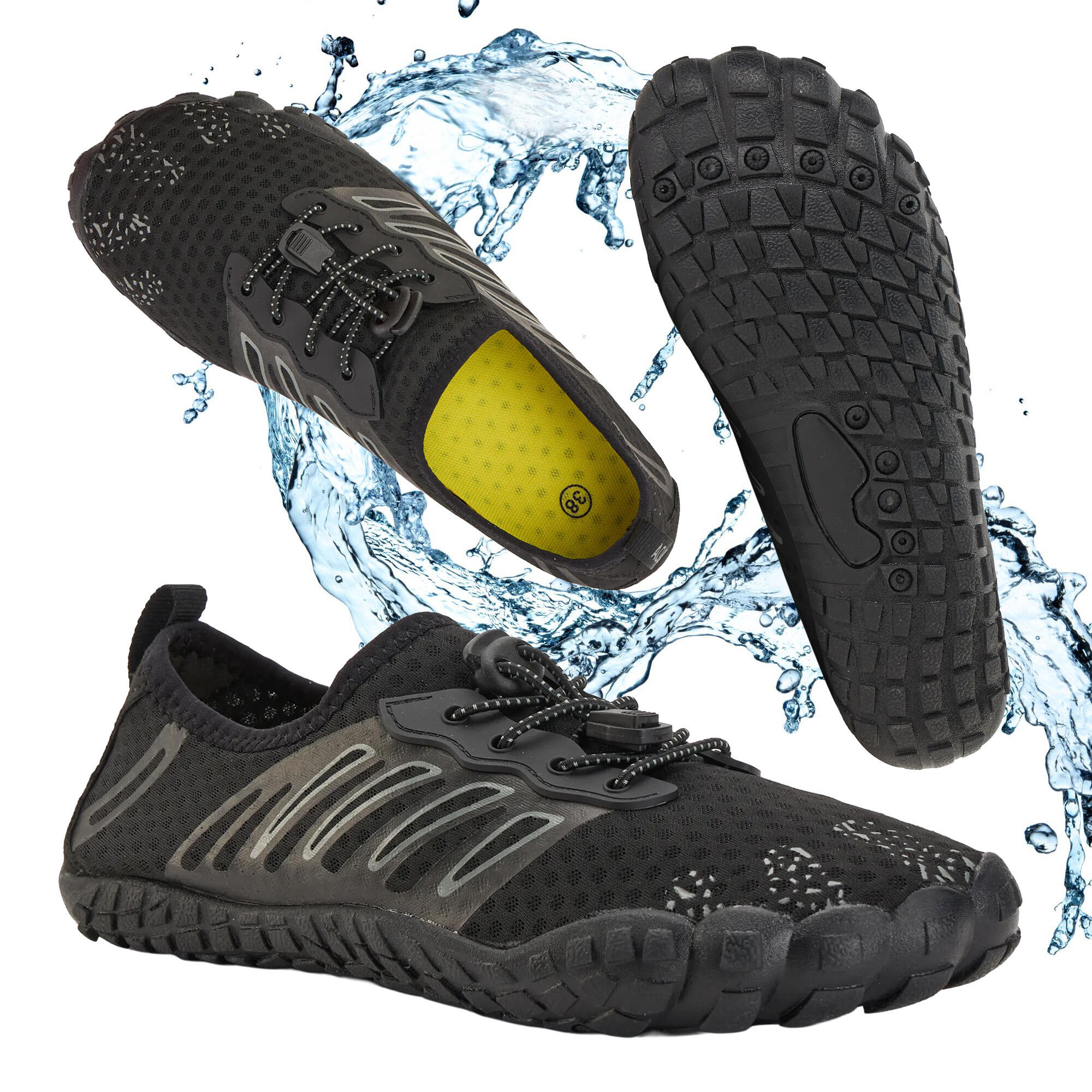 Aquastic - Chaussures Aquatiques Aquastic Ws038 - Aquashoes - Noir - 39 - Decathlon