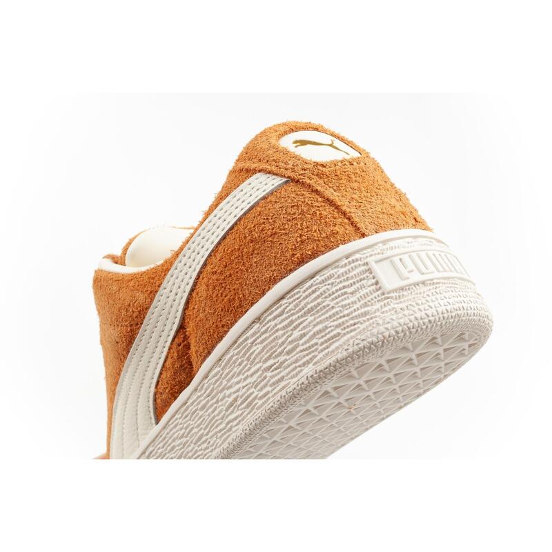 Buty sneakersy męskie Puma Suede XL Hairy skóra modne brązowe