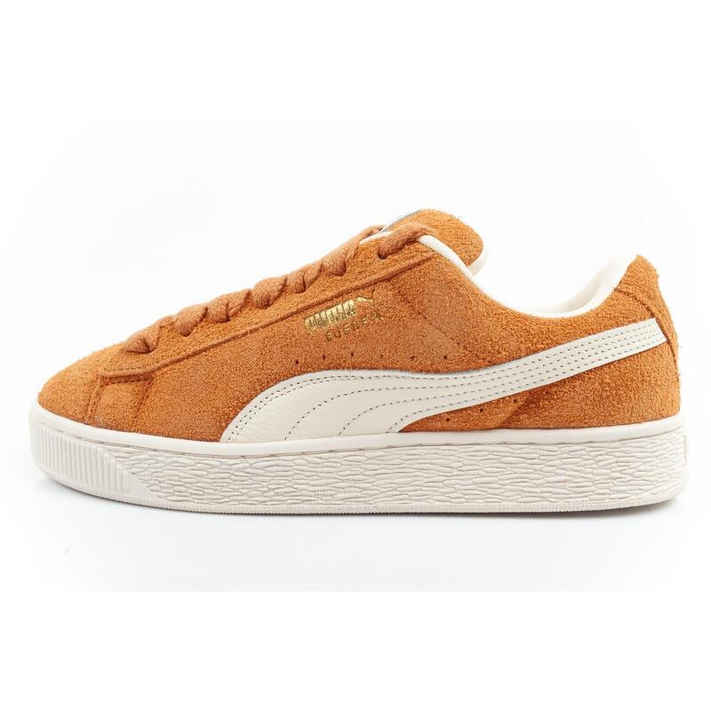 Buty sneakersy męskie Puma Suede XL Hairy skóra modne brązowe