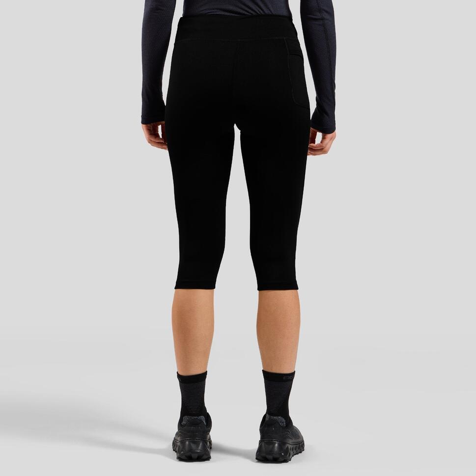 Legginsy 3/4 do biegania damskie Odlo ESSENTIAL