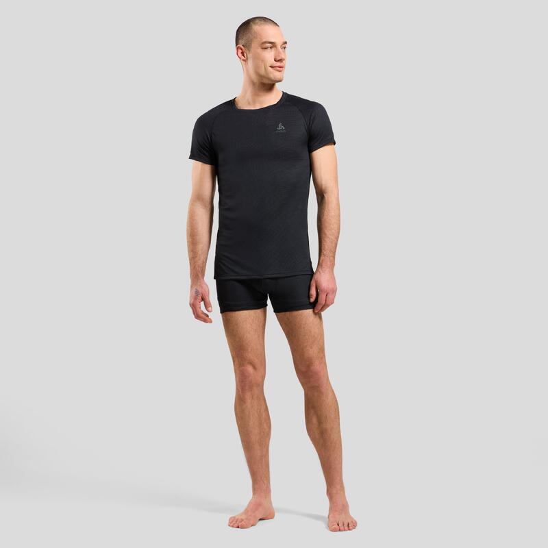 ODLO Baselayer Top Korte Mouwen Active F-Dry Light ECO Sportshirt ZWART S