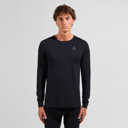 Baselayer Langarm Odlo Merinos 200 Natural Grau