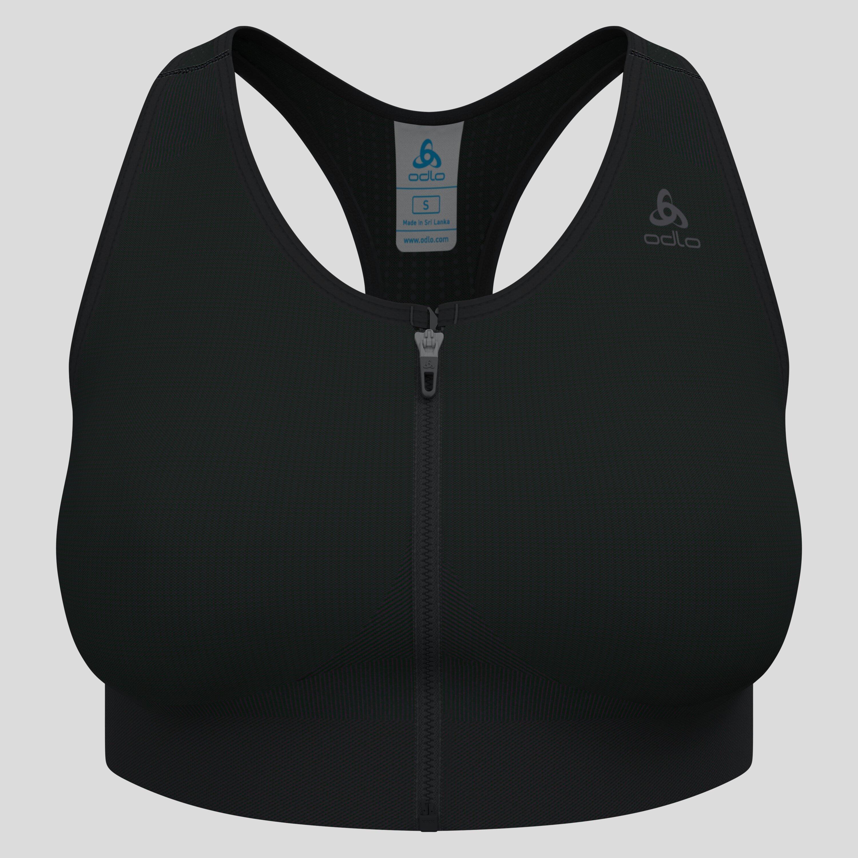 Brassière de sport zippée à maintien élevé Seamless ODLO 6/7