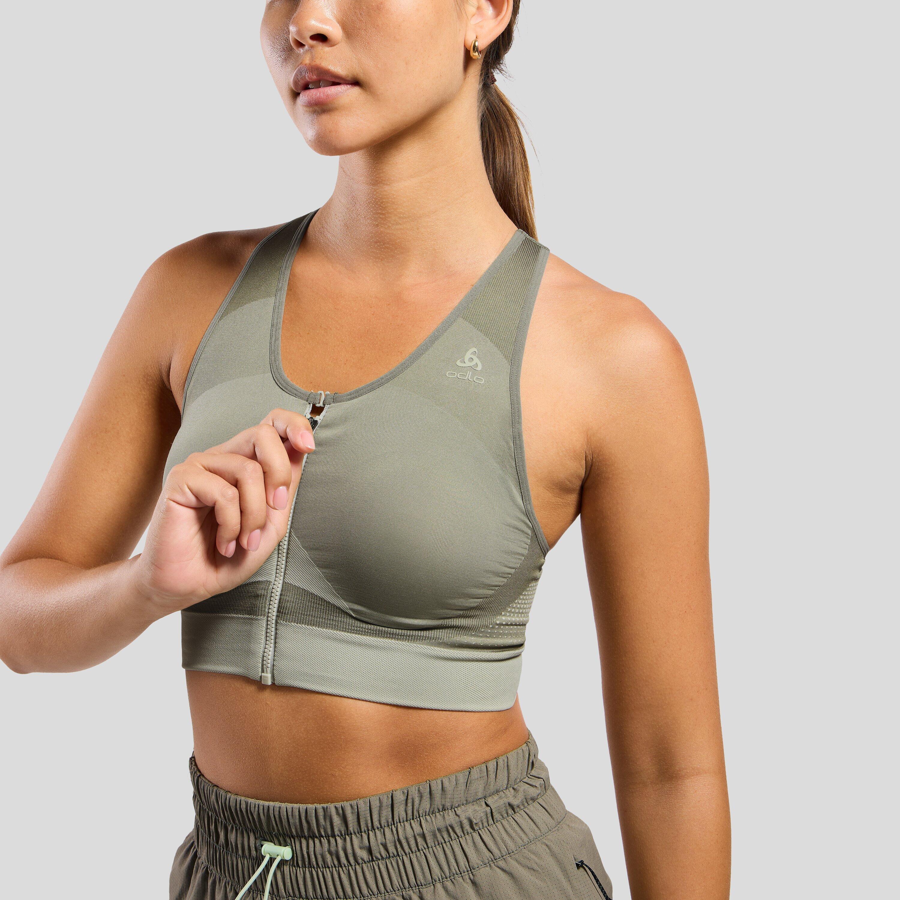 Brassière de sport zippée à maintien élevé Seamless ODLO 3/7