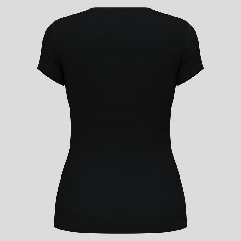 Tee-shirt Manches Courtes Odlo Active F-Dry Light Eco Noir Femme