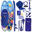 Placă Stand Up Paddle Gonflabil Accesorii HUIIKE, Albastru, Stabilitate Mare