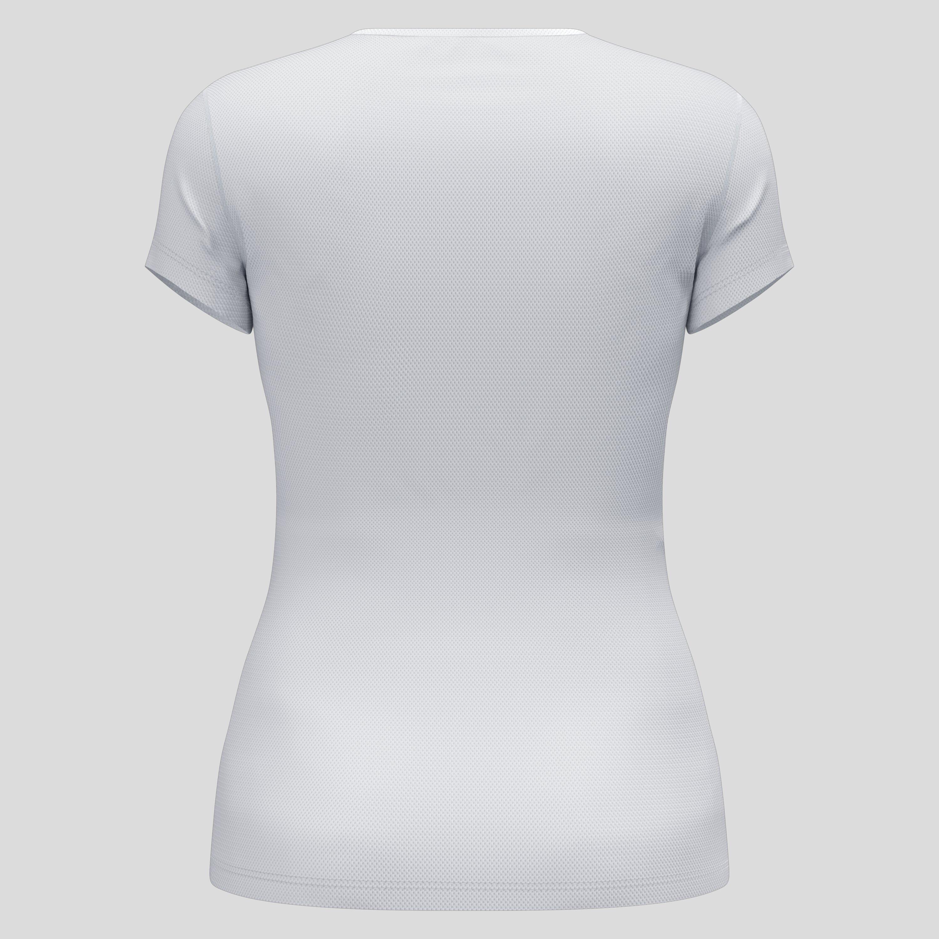 Maglia Odlo Active F-Dry Light Eco Manica Corta Bianca Donna 6/7