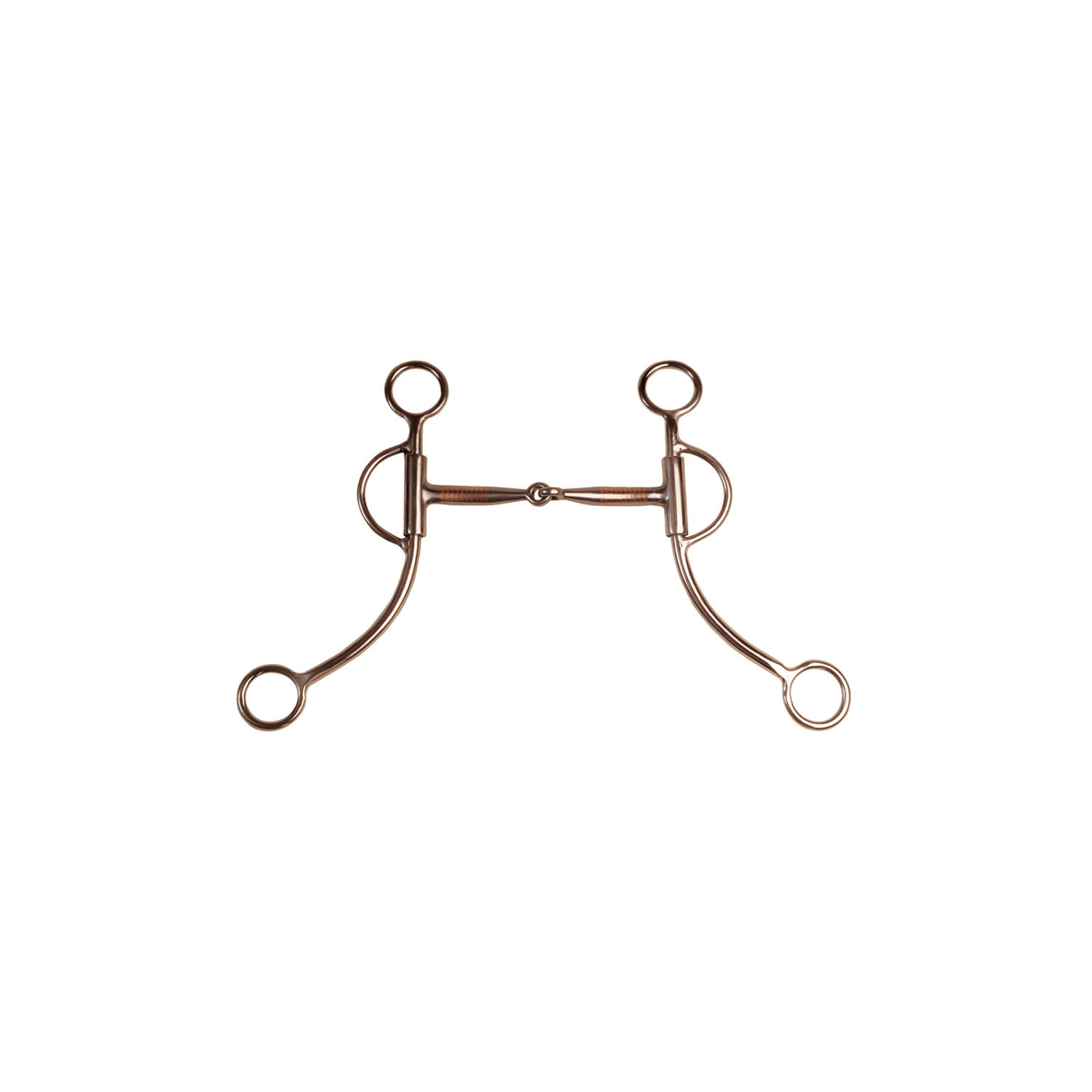 POOL'S Mors western snaffle voor paard met losse wangen in roestvrij staal Pool's