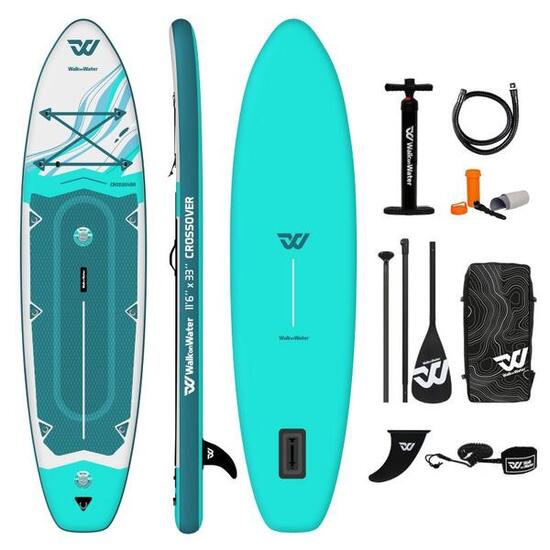 Aufblasbares Paddel Wow Crossover 240 mit zwei Kammern 11,6