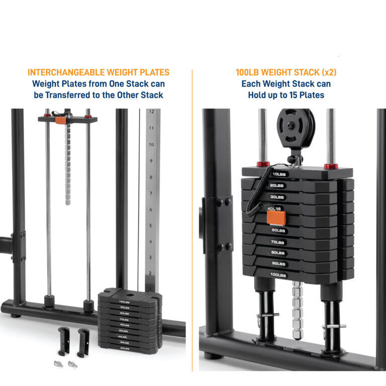 MARCY MULTI FUNCTIONAL WEIGHT TRAINER MFT-942 6/7