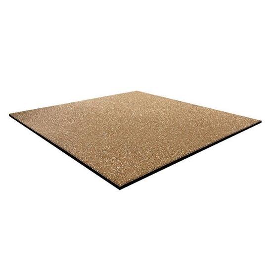 Dalle de sol sportive - 100 x 100 cm - 15 mm - Sable