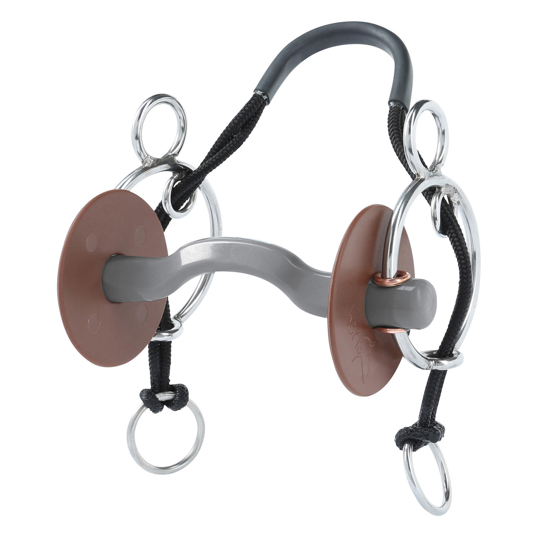 Mors combiné pour cheval avec passage de langue, dur Beris Konnex 1/1