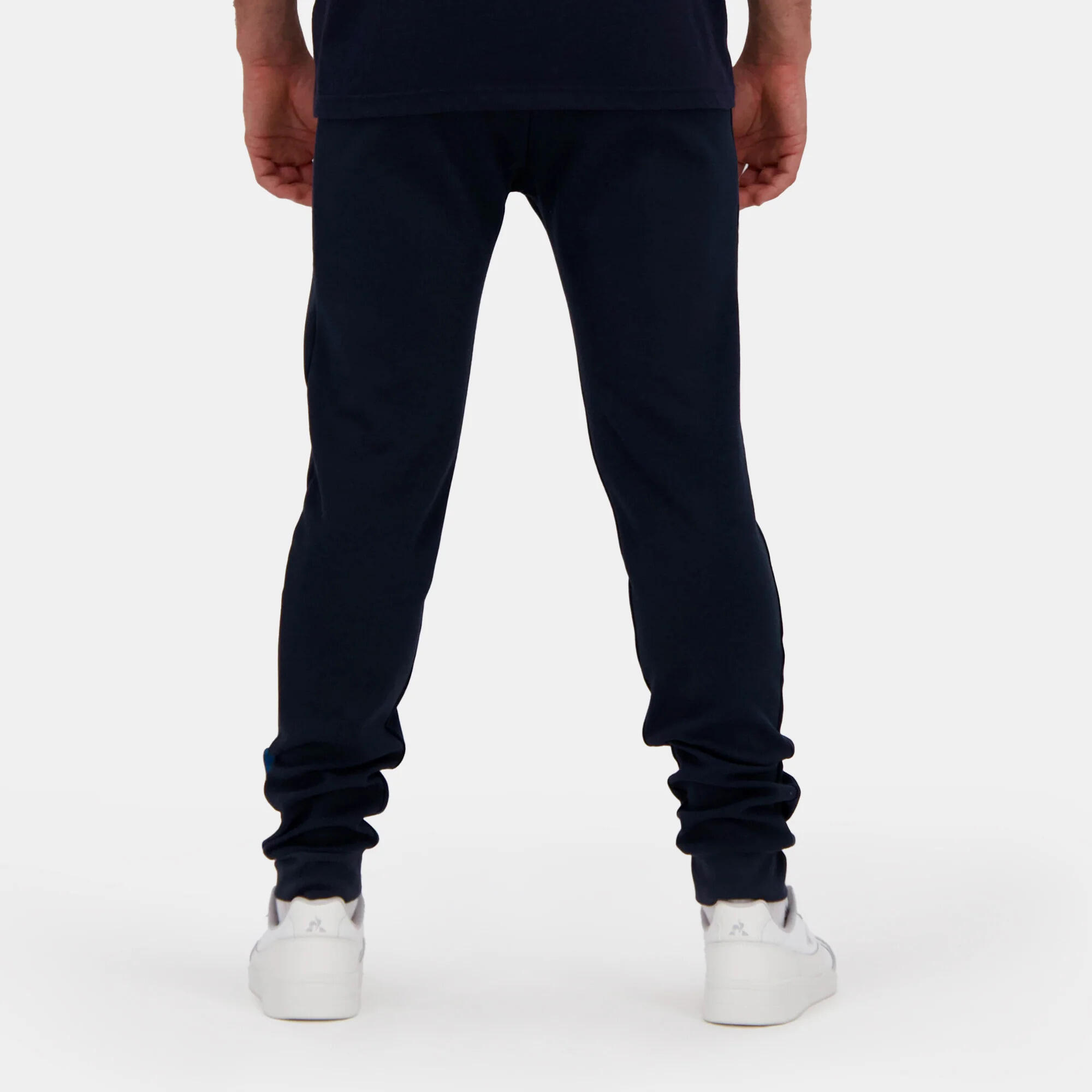 Men's Le Coq Sportif Heritage Navy Joggers 6/7