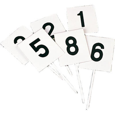 Rechteckige Markierungskarten Sporti (x12)