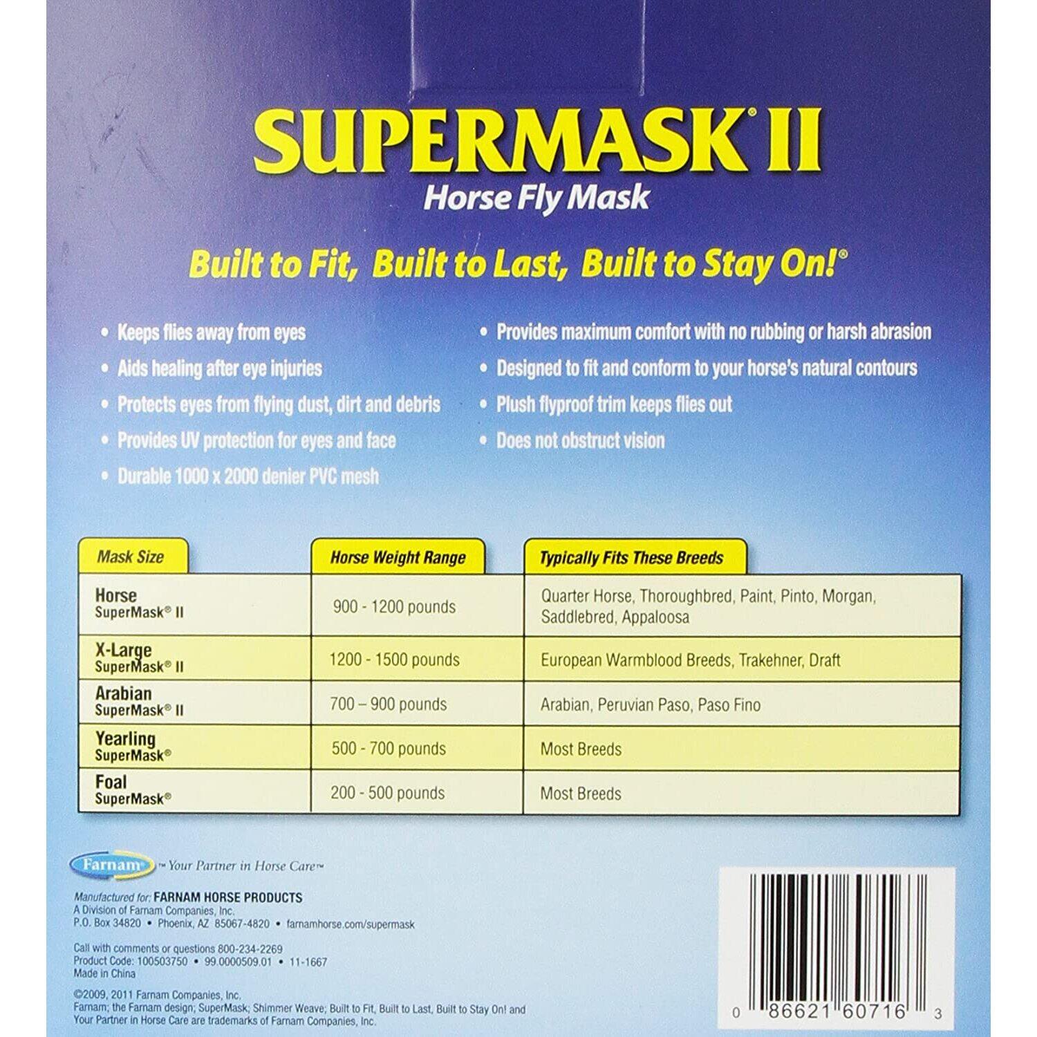 Maska na owady dla konia Farnam Supermask II Arab arab 2/4