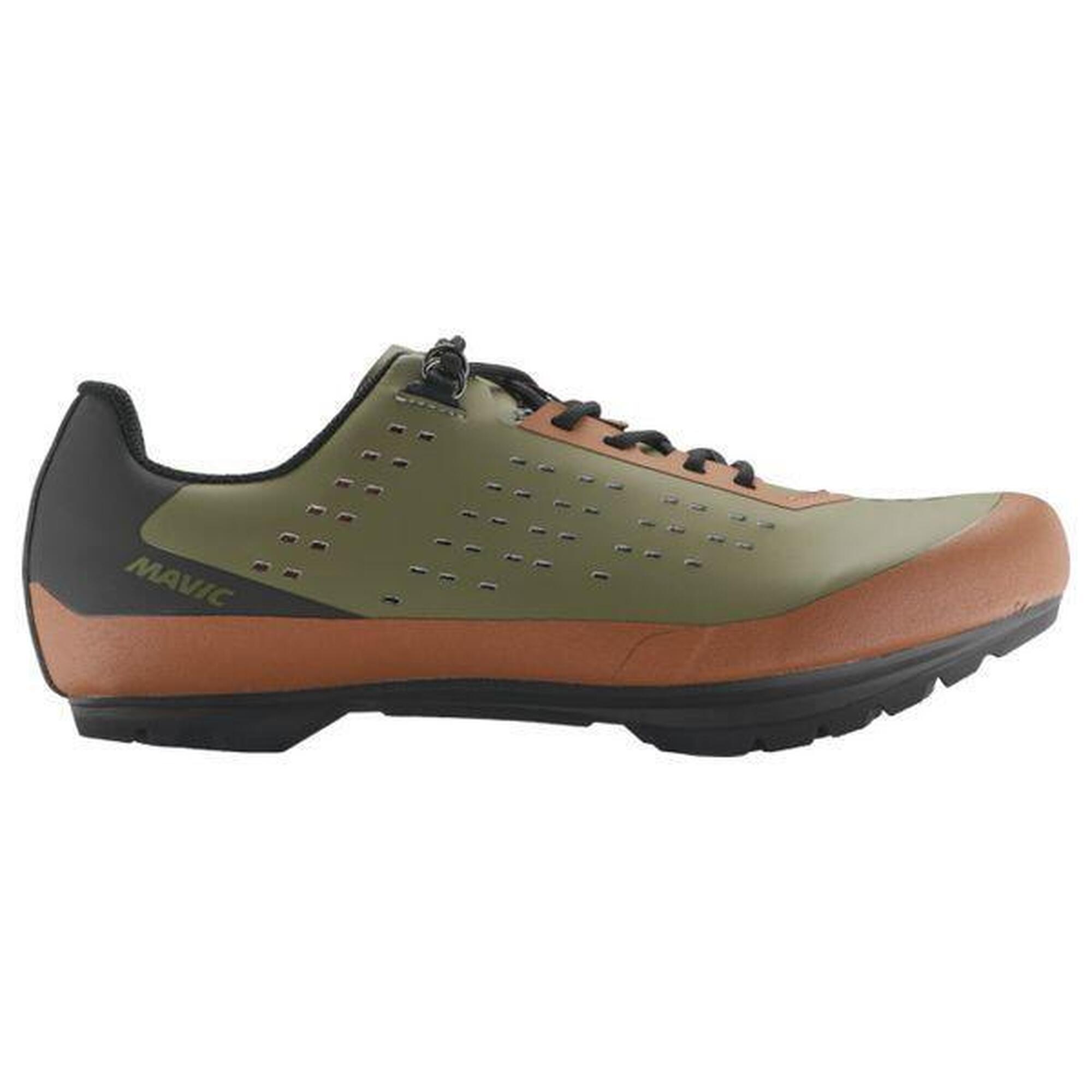 Mavic - Chaussures Gravel Mavic Allroad Sl Khaki/marron - Chaussures De Vélo - Noir|orange|vert - 43 - Decathlon