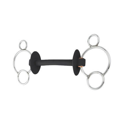 Mors 3 ou 4 anneaux pour cheval extra doux Beris Prime