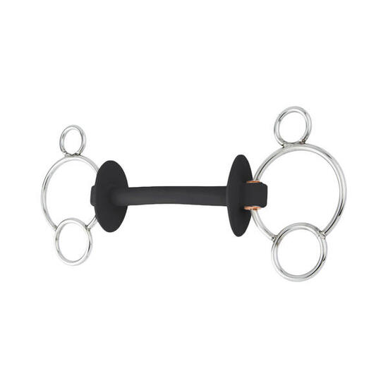 Mors 3 ou 4 anneaux pour cheval extra doux Beris Prime