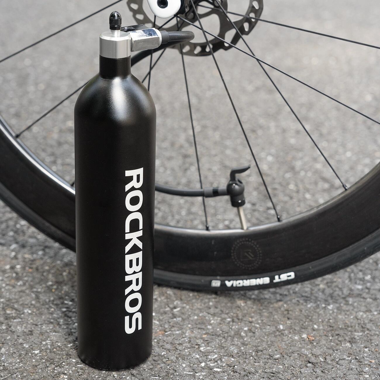 Rockbros serbatoio a pressione per gonfiare pneumatici tubeless 200 PSI 1,2l 7/7