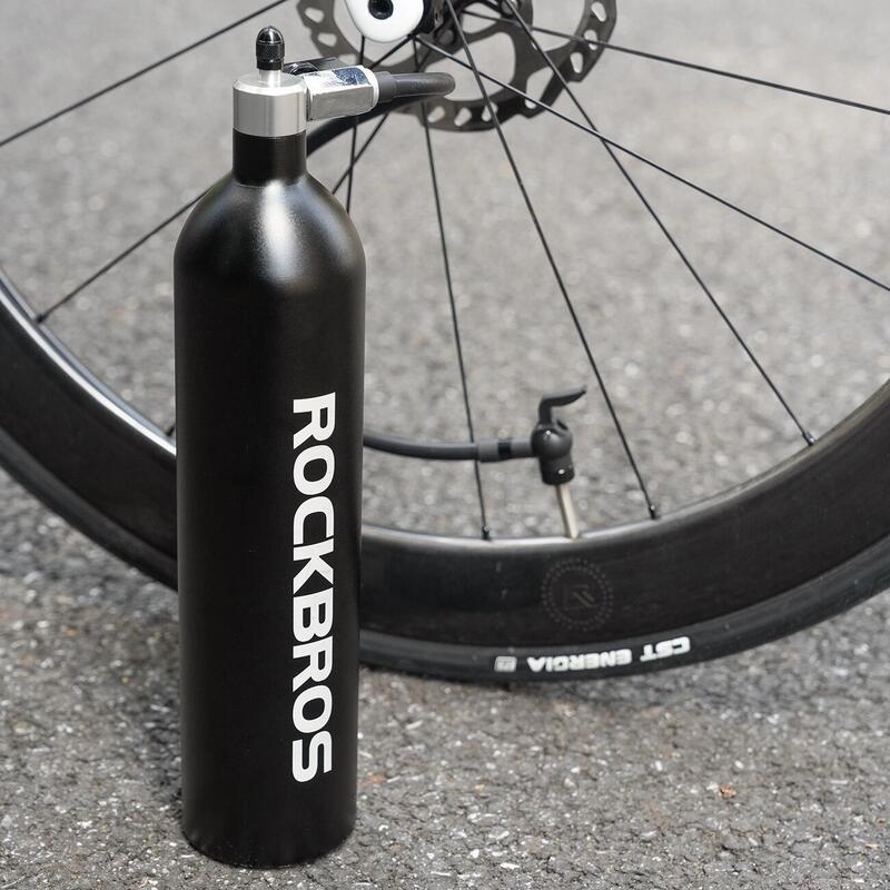 Rezervor de presiune Rockbros pentru umflarea anvelopelor tubeless 200 PSI 1.2l