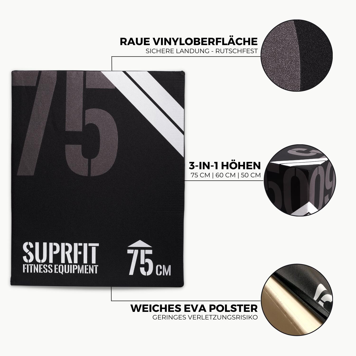 Skrzynia plyometryczna Suprfit 3-in-1 Soft Plyobox Cotton Version 3/5