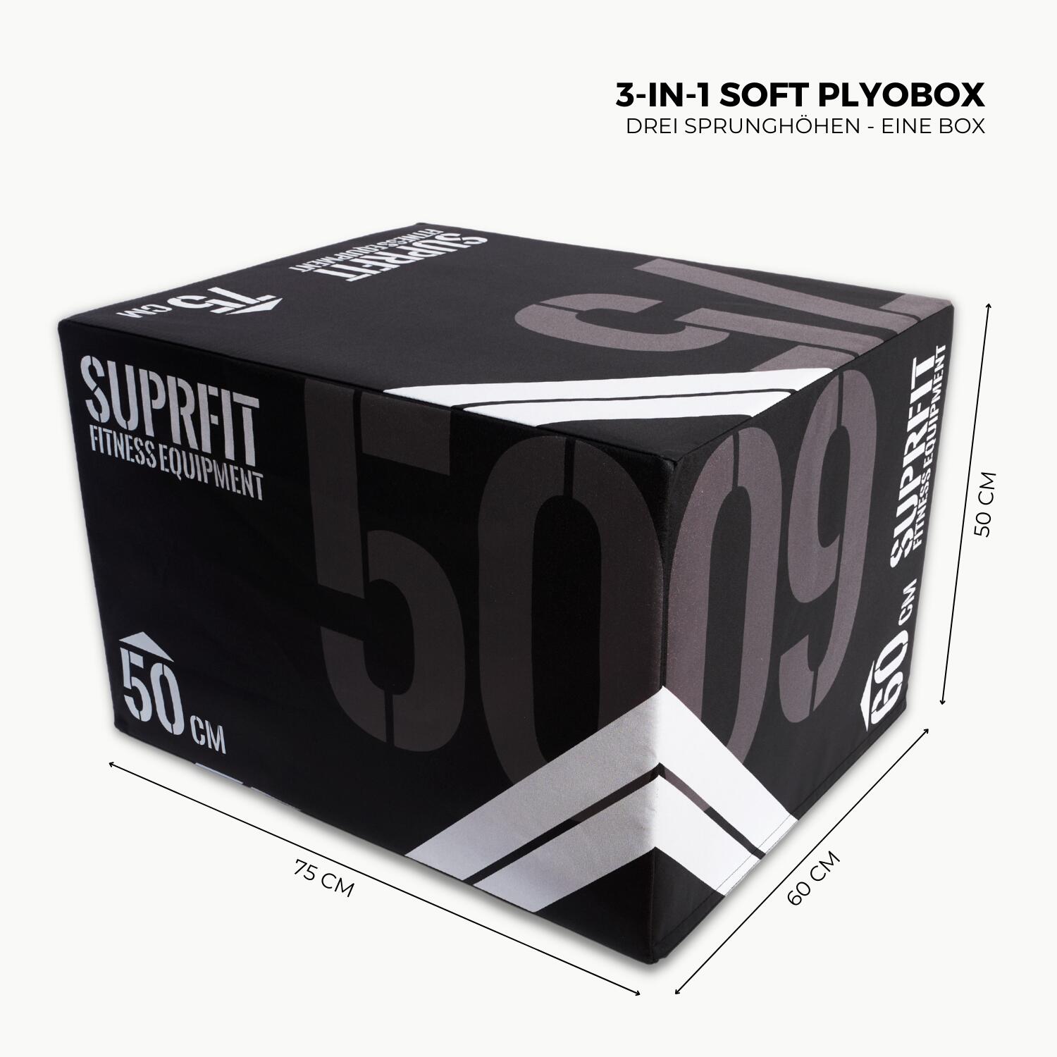 Skrzynia plyometryczna Suprfit 3-in-1 Soft Plyobox Cotton Version 4/5