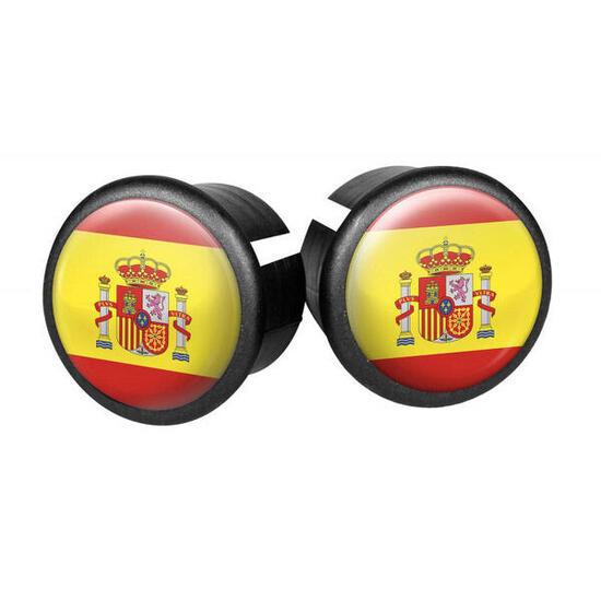 Zaślepka kierownicy Velox Spain, 2 szt., czerwony