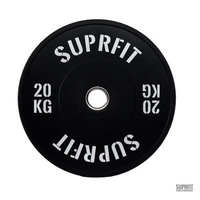 Suprfit Econ Bumper Plate White Logo (Paar) - 10 kg