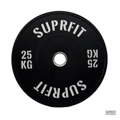 Suprfit Econ Bumper Plate White Logo (einzeln) - 10 kg