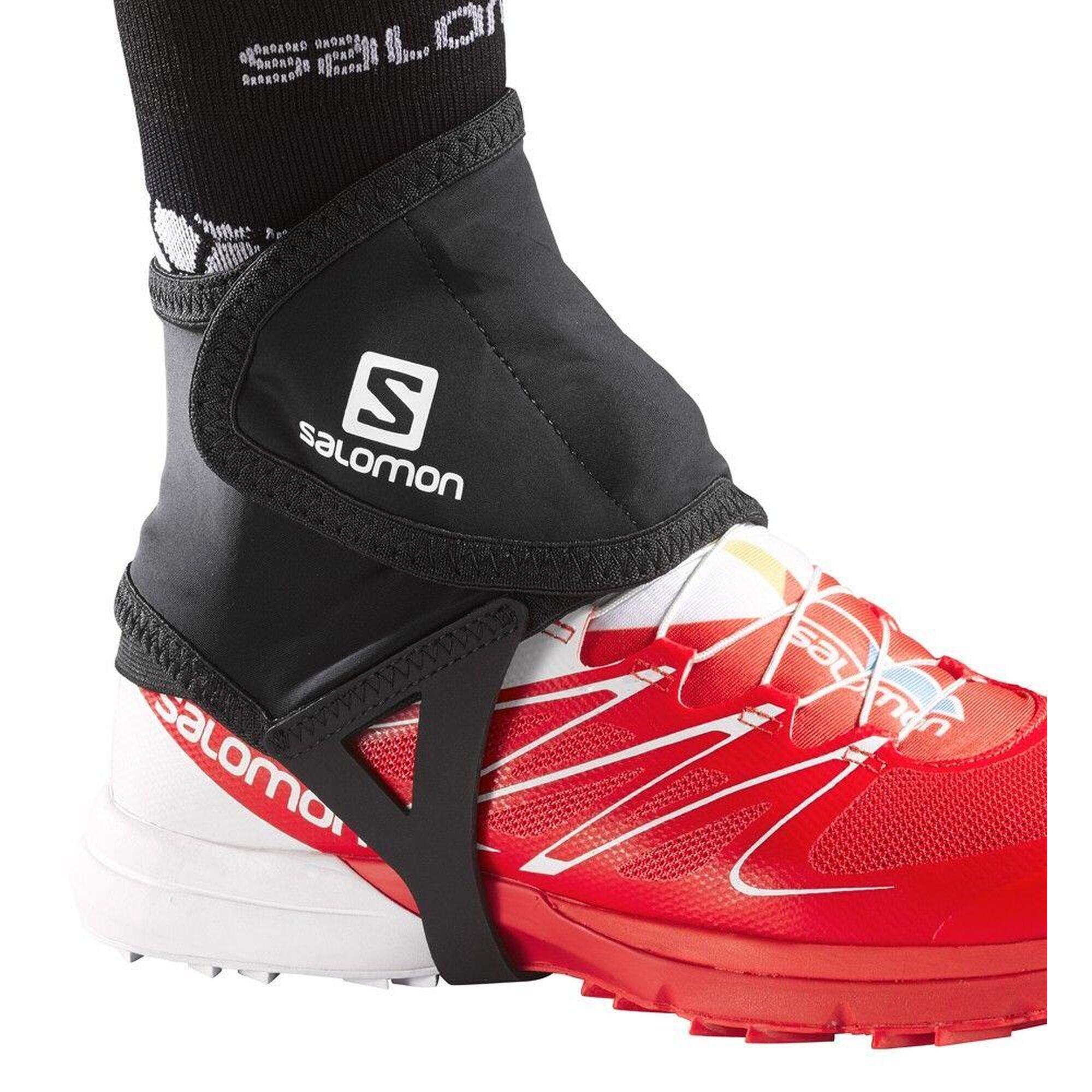 Salomon - Guetres De Trail Salomon "trail Gaiters Low" L Noir - Guêtres - Noir - 42 M/l - Decathlon