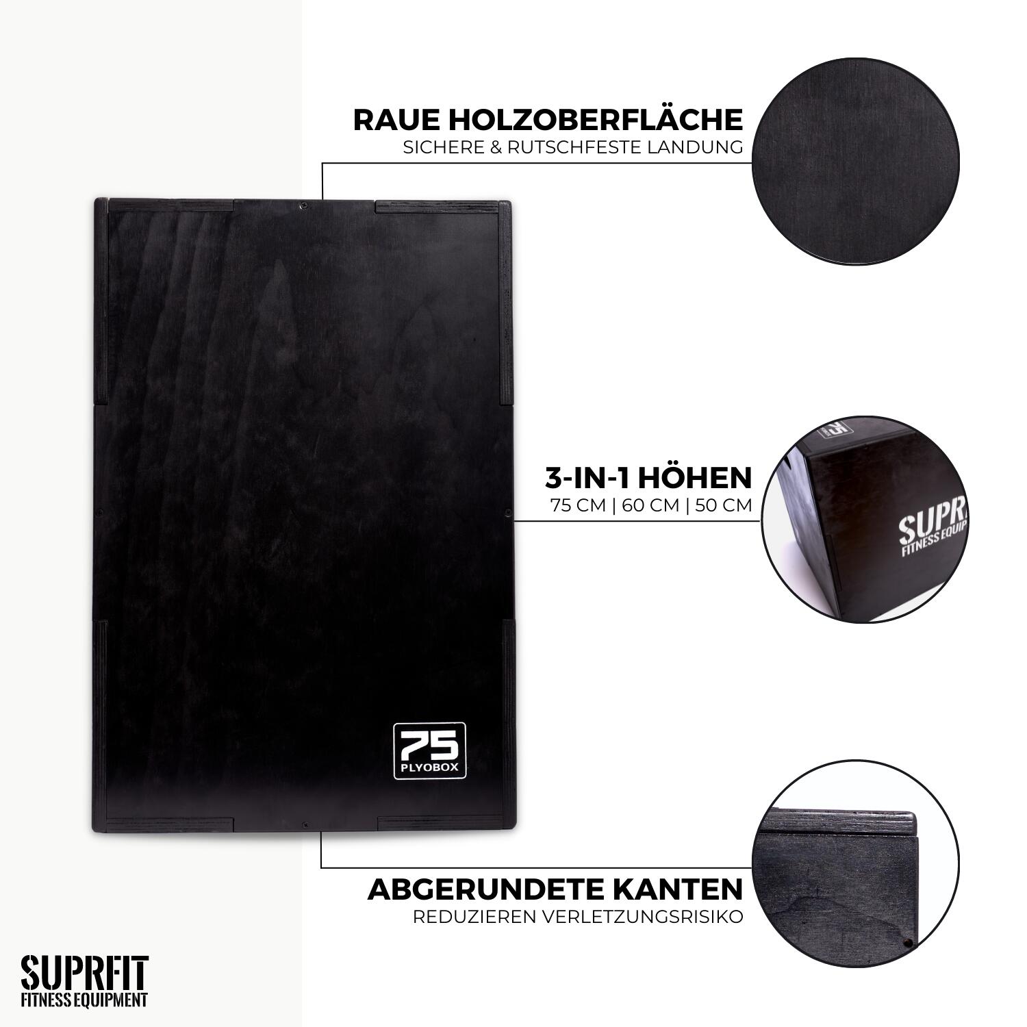 Suprfit Baltrun Noir Bois Plyobox 3 en 1 2/5