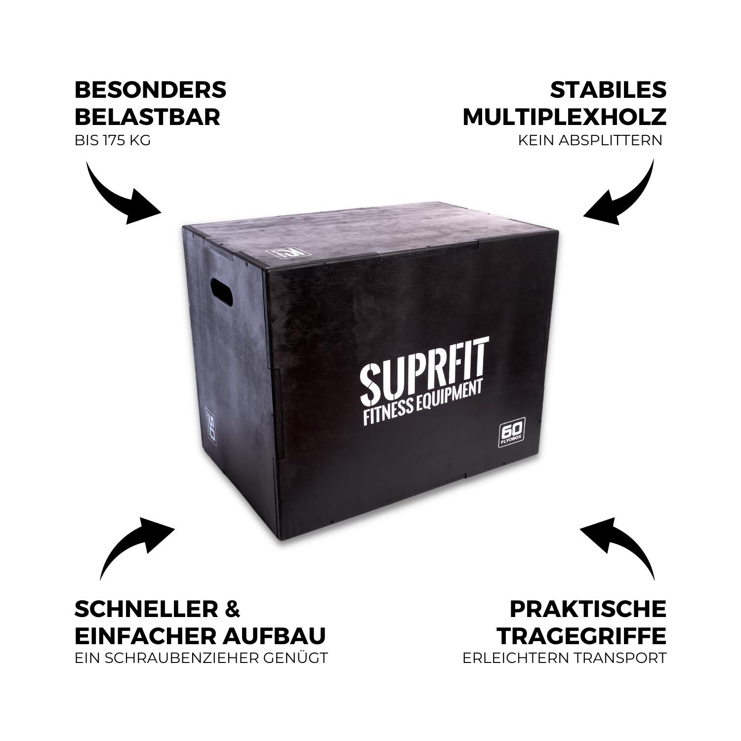 Suprfit Baltrun Noir Bois Plyobox 3 en 1 3/5