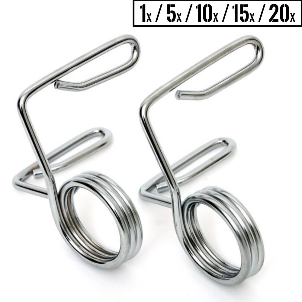 Conjunto de fecho de mola suprfit - 50 mm (5 pares)