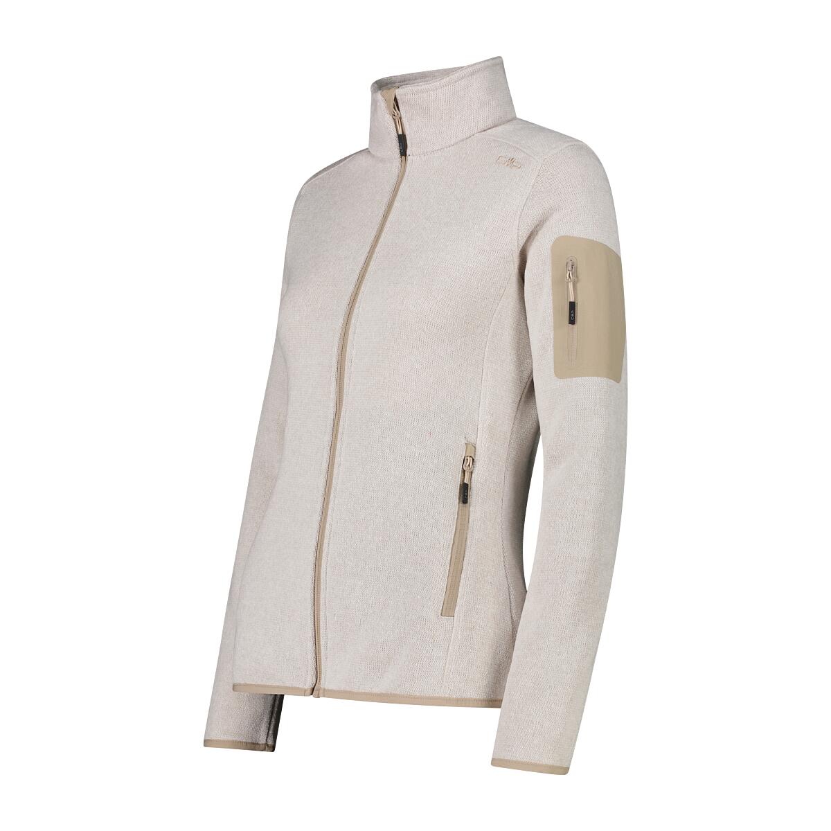 CMP Damen Jacke Knitted Melange Fleece Jacket 3H14746 3/5