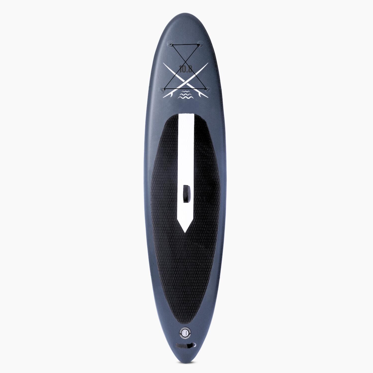 Opblaasbare SUP-board set - Touring Stand Up Paddle 10'8 Lailani Grijs - Zwart 3/6