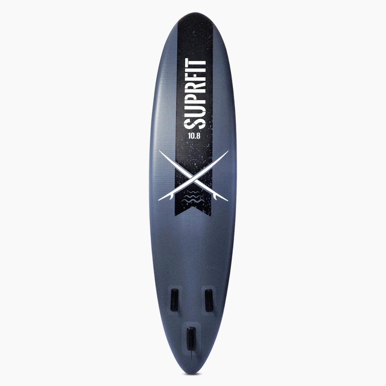 Opblaasbare SUP-board set - Touring Stand Up Paddle 10'8 Lailani Grijs - Zwart 2/6