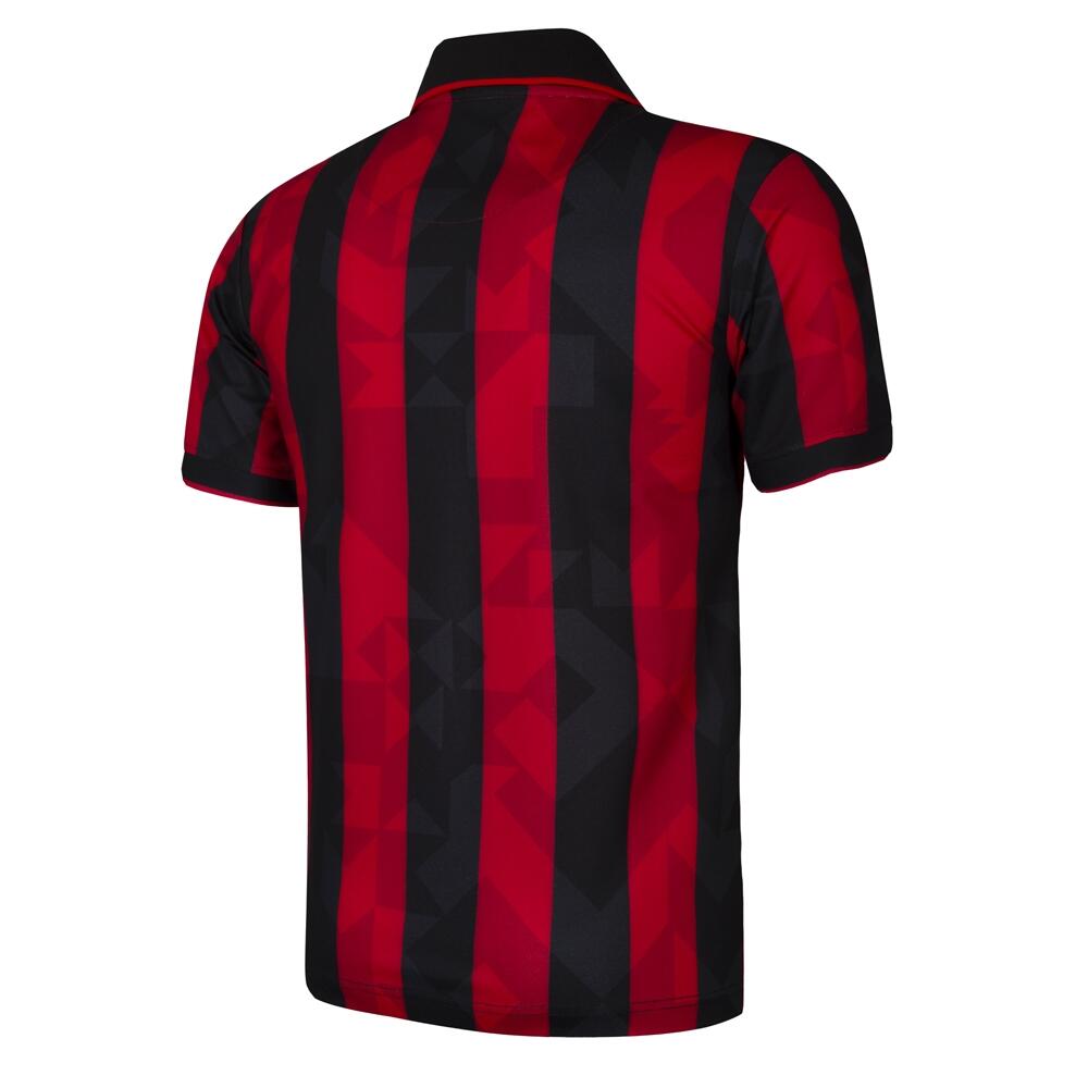 Retro Voetbalshirt - Heren - AC Milan 1994 - Zwart - Rood 2/6