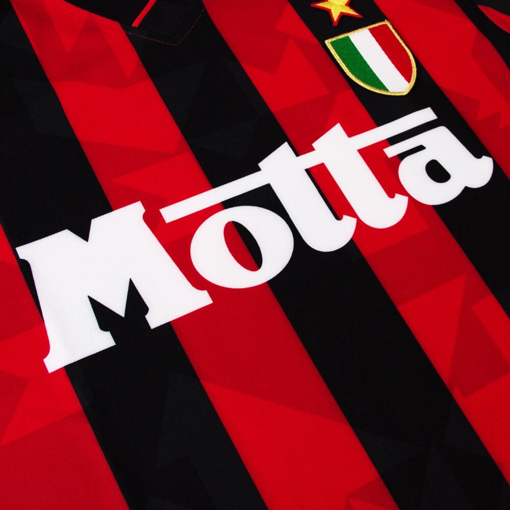 Retro Voetbalshirt - Heren - AC Milan 1994 - Zwart - Rood 5/6