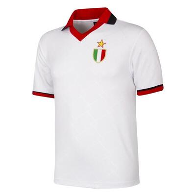 Retro voetbalshirt - heren - uitshirt - ac milan 1994 - wit